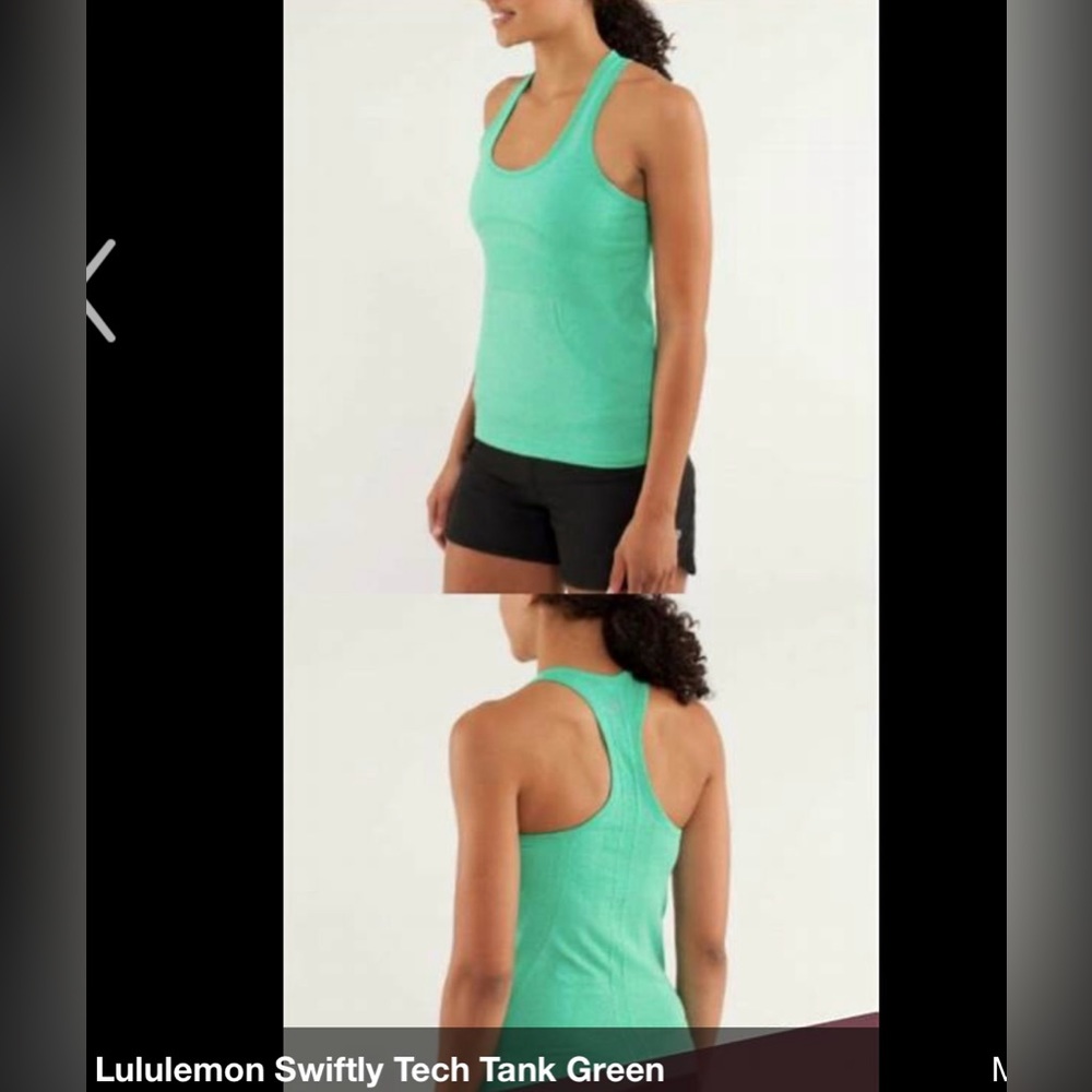 Lululemon Swiftly Tech tank//light green//size 6